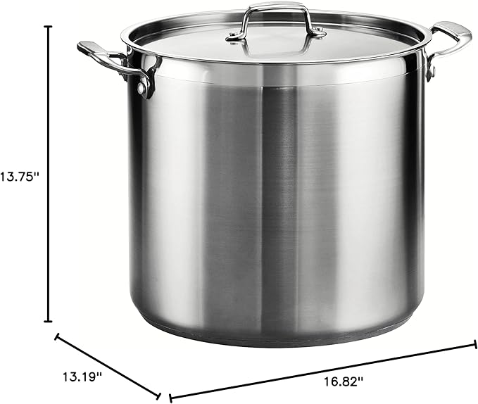 Tramontina Gourmet Stainless Steel 24-Quart Extra Large Stock Pot - Image 10