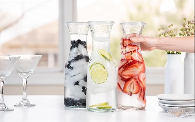 KooK Glass Carafe, Mimosa Bar Supplies, Carafe Pitchers - Image 3