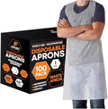 Xpose Safety 24, 000 White Plastic Disposable Aprons by XposeSafety