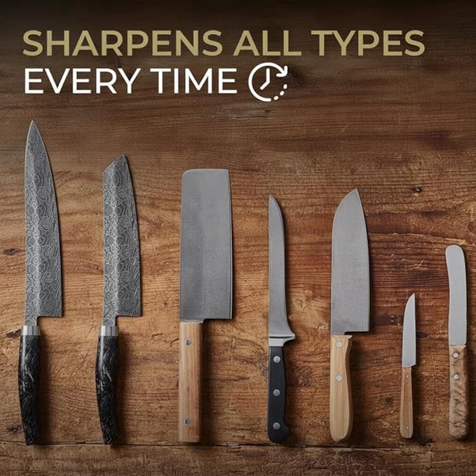 4 Angles High Carbon Stainless Steel Rolling Knife Sharpener - Image 2