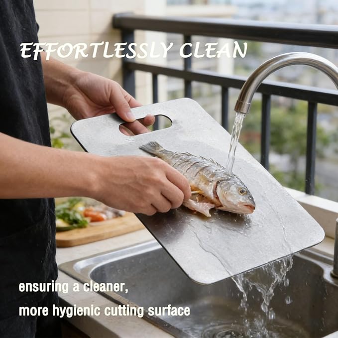 100% Pure Titanium Cutting Board Set of 3, Titanium Cutting Boards - Image 4