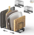 HzTinT 2PACK Cutting Board Organizer, Adjustable Divider Cutting Board Holder by HzTinT