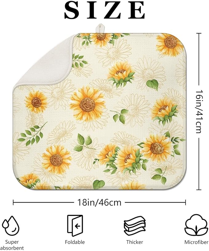 Dish Drying Mat Drainer Pads - Image 4
