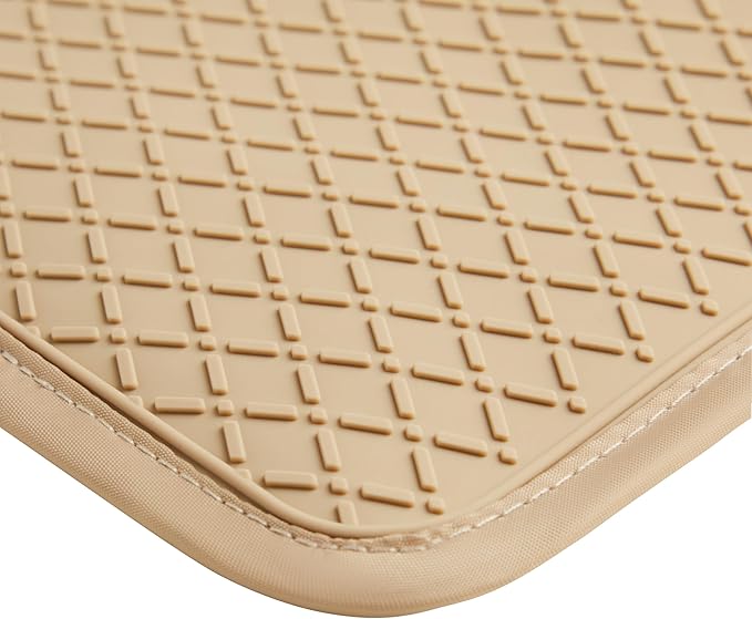Ohocut Beige Checkered Pot Holder, Checkerboard Potholders - Image 6