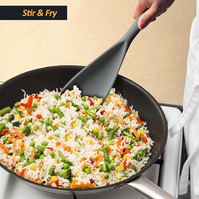 Silicone Spatula Spoon, Seamless Design, Safe - Image 5