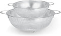 Gulex Stainless Steel Colander and Strainer Set，Metal Strainers by Gulex