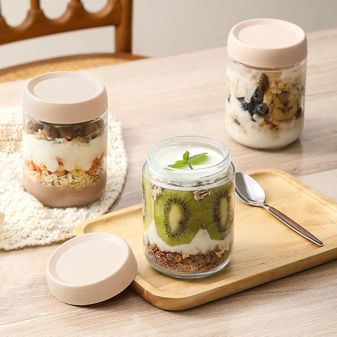 NETANY 6-pack 16oz Glass jars - Image 6