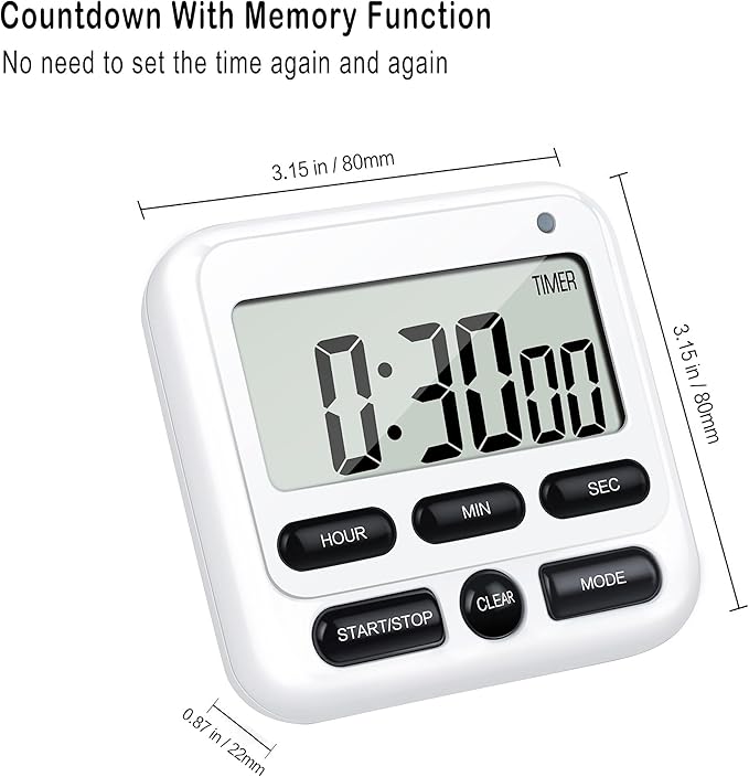 KTKUDY Digital Kitchen Timer - Image 5