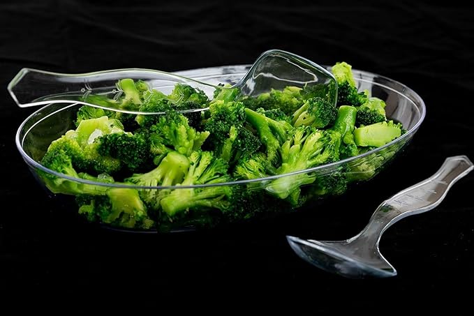 PARTY BARGAINS Disposable Clear Plastic Serving Spoons 8.75″ – Heavy-Duty Clear - Image 7