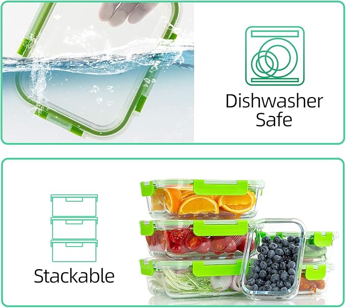 C CREST Glass Containers for Food Storage - Image 4