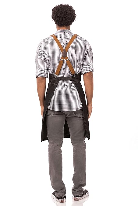 Chef Works Unisex Berkeley Bib Apron, One Size - Image 3