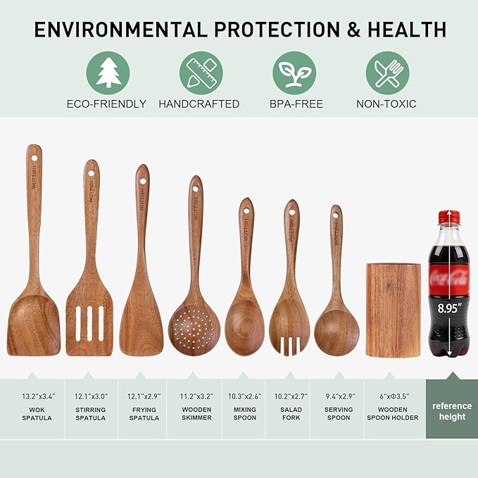 Wooden Spoons for Cooking - Image 7