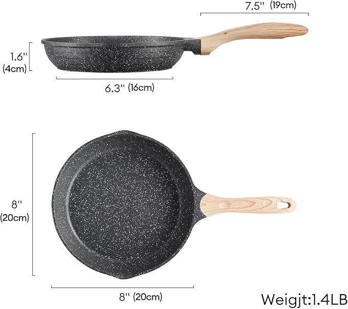 JEETEE Nonstick Frying Pans Skillet - Image 6