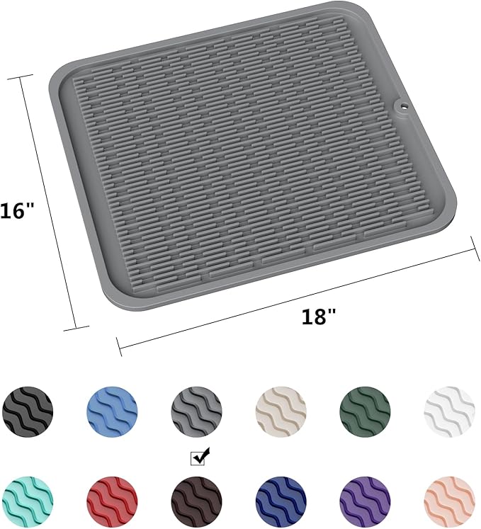 ZLR Large Silicone Dish Drying Mat - Image 6
