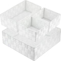 Posprica Woven Storage Box Cube Basket Bin Container Tote Organizer Divider by Posprica