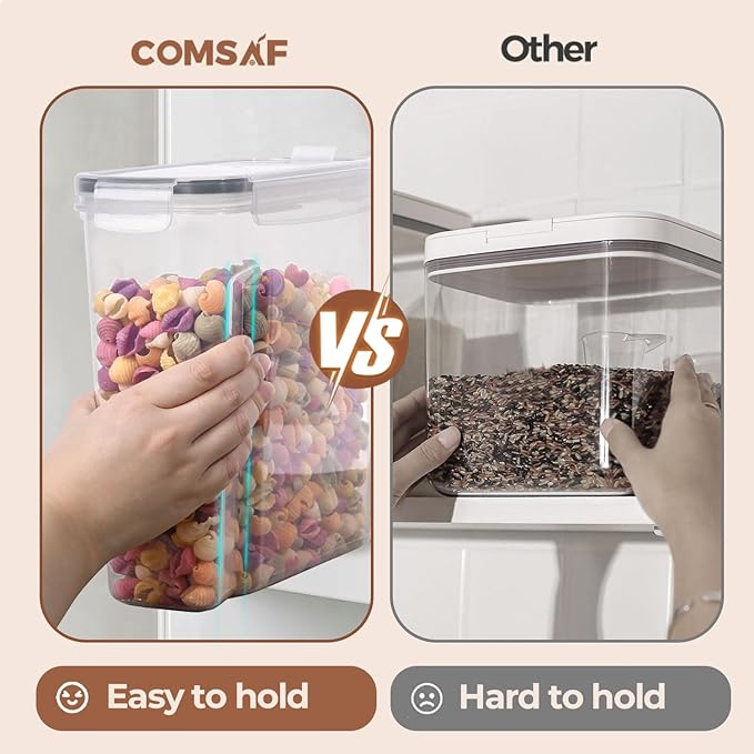 ComSaf 6.7Qt Cereal Storage Container Set of 2 - Image 7