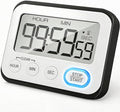 Digital Kitchen Timer Magnetic Loud Alarm, Large LCD Screen Silent/Beeping by VOULOIR