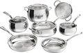 Cuisinart 12-Piece PureClad™ Triple-Ply Stainless Steel Cookware Set by Cuisinart