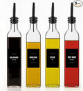 Olive Oil & Vinegar Dispenser Bottle Set by Unknown