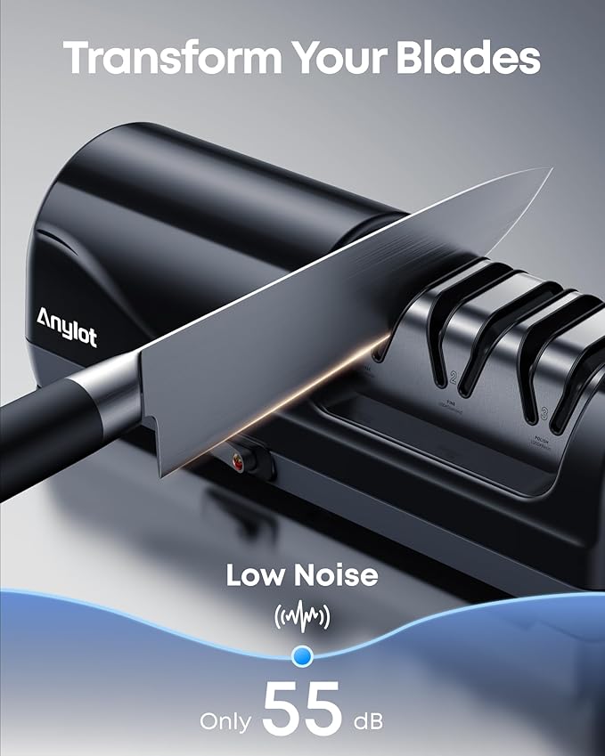Electric Knife Sharpener for Kitchen, 3-Stage Knife Sharpener Electric - Image 8