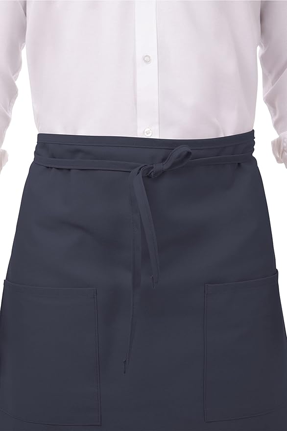 Chef Works Unisex Two Pocket Bistro Apron - Image 6