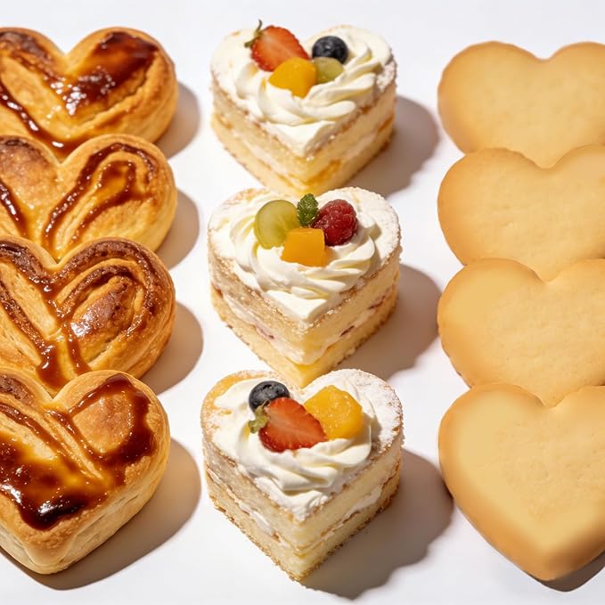 Heart Cookie Cutters, 5 Piece Biscuit Cutters - Image 6
