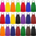 Foaincore Bib Aprons, Unisex Apron No Pocket Bulk Machine Washable Plain Aprons by Foaincore