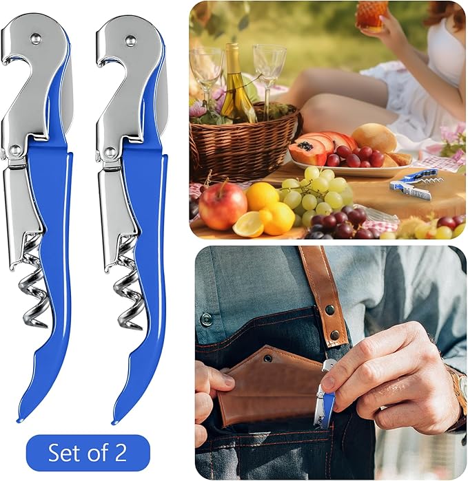 HYZ 2-Pack Wine Opener Waiter Corkscrew, Professional Wine Key - Image 8