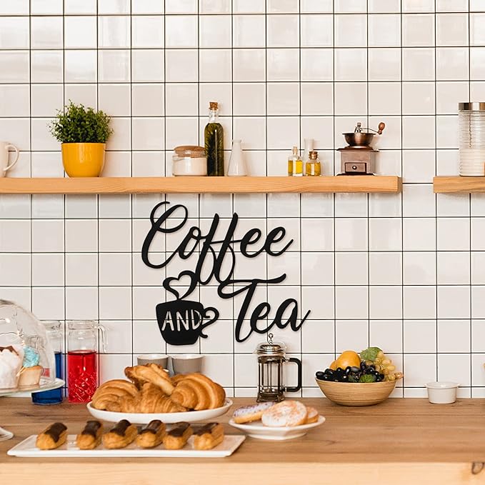 Ferraycle Coffee Bar Decor, 12 x 10.2 Inch Sign - Image 6