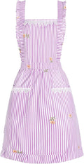 Funny Aprons for Women with Pockets, Kitchen Cooking Grilling Bbq Cute Chef by Aoomzoon