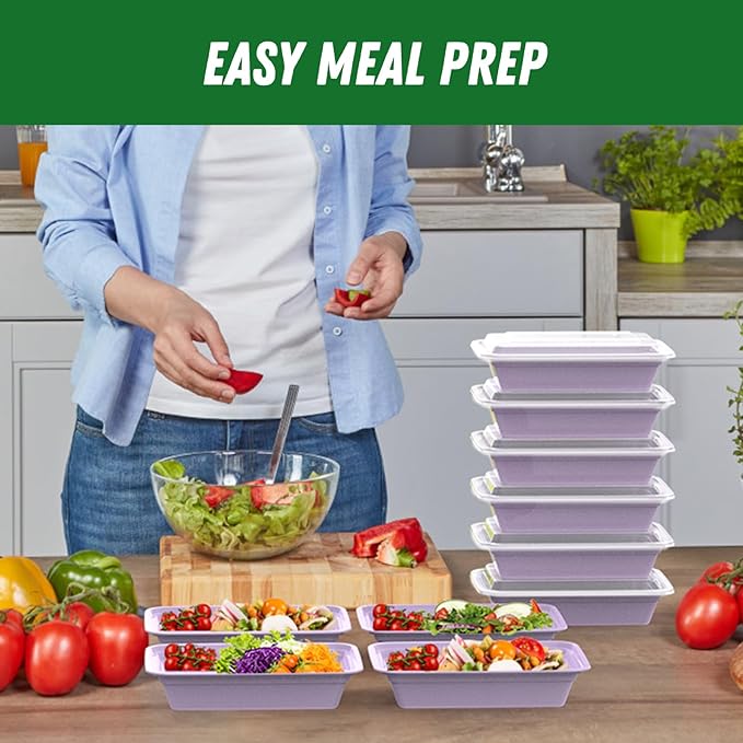 50 Pack 32 oz Meal Prep Containers Reusable - Image 6
