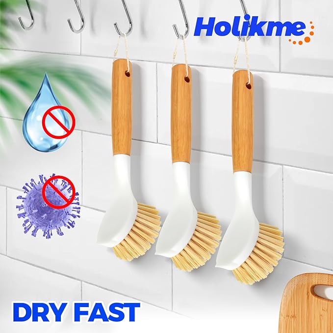 Holikme 3 Pack Dish Brush Set - Image 5
