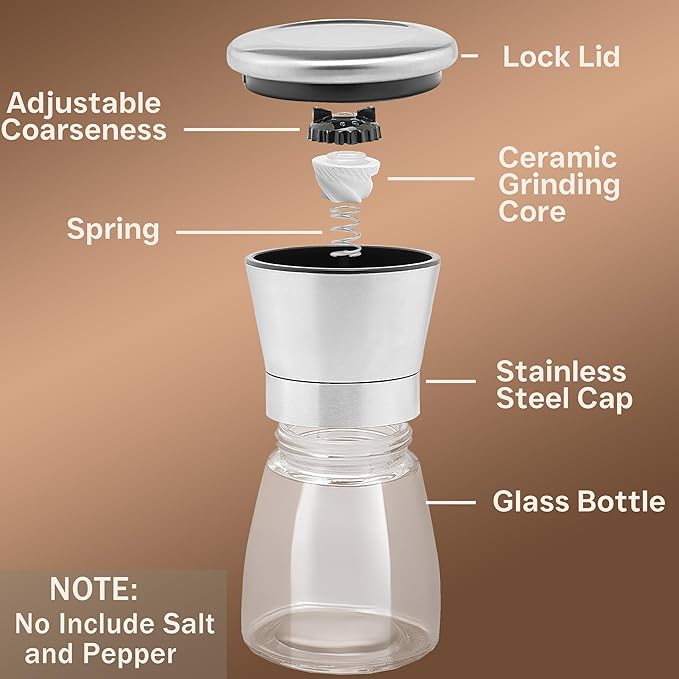Salt and Pepper Grinder Set - Image 2