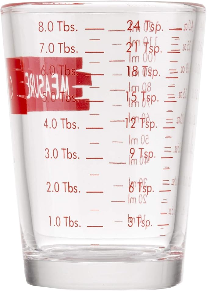 Tablecraft H1433T Measuring Cup Measure-N-Pour, 4 oz - Image 2