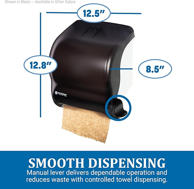 San Jamar Classic Element Paper Towel Dispenser Fits All Core Sizes - Image 2