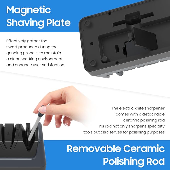 5-in-1 Electric Knife Sharpener - Image 6