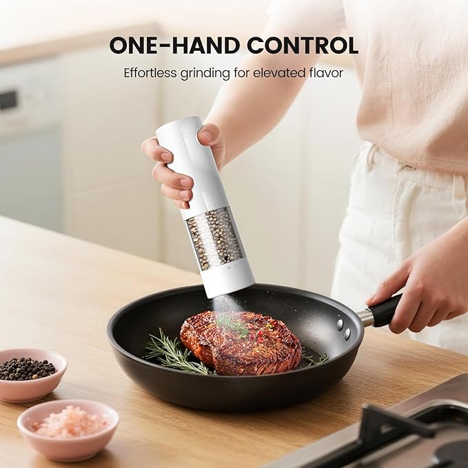 Electric Salt and Pepper Grinder Set - Image 7