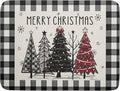 Merry Christmas Tree Dish Drying Mat by Aytipun