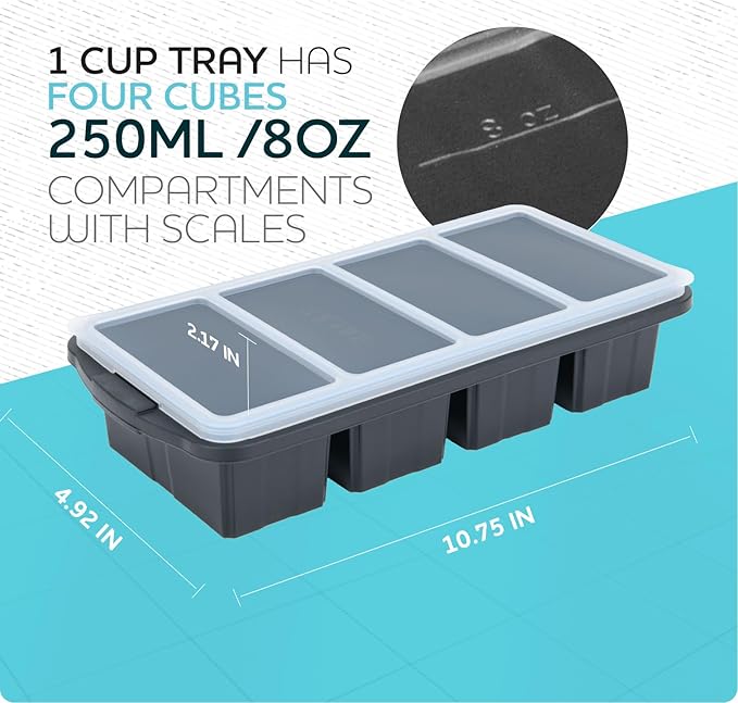 XOMOO Silicone Freezer Tray - Image 5