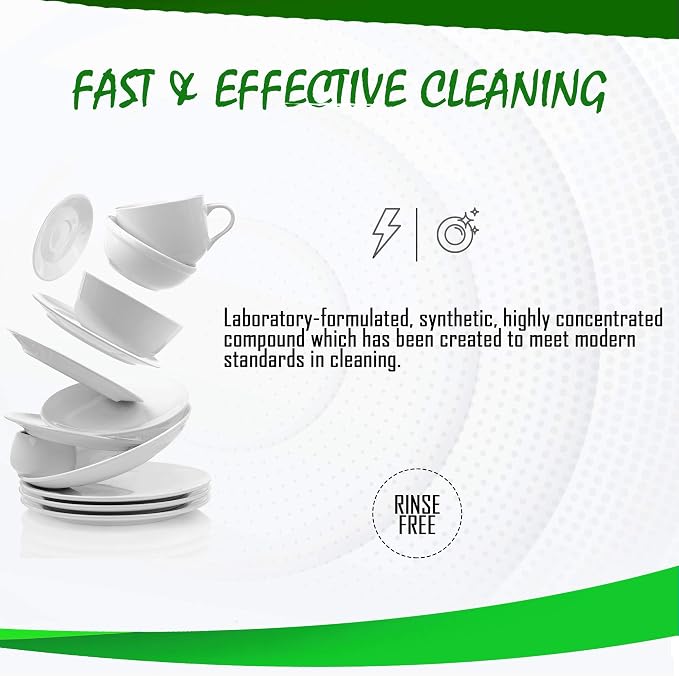 GreenFist Dish Soap Professional Detergent Liquid Pot & Pan Dish-Wash - Light or Heavy Use (Green Dish Soap 1 Gallon W/Sponge & Pump)