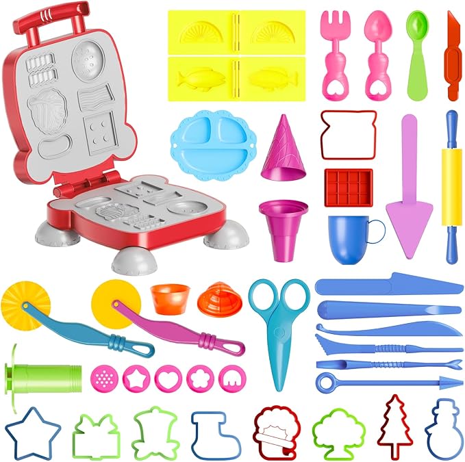 Dough Tools for Kids, Ice Cream, Play Bulk Pack by Vaike+kauss