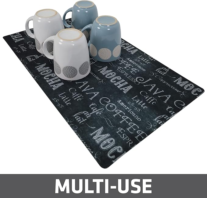 Drymate Coffee Maker Mat, Protects Kitchen Countertops From Spills, Stains & - Image 4