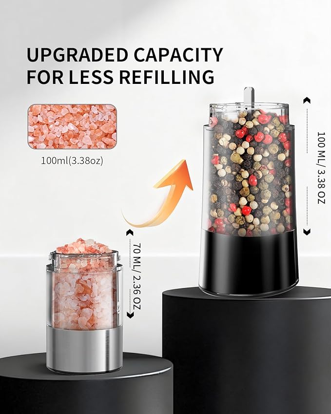 CIRCLE JOY Gravity Sensor Salt and Pepper Grinder Set - Image 5