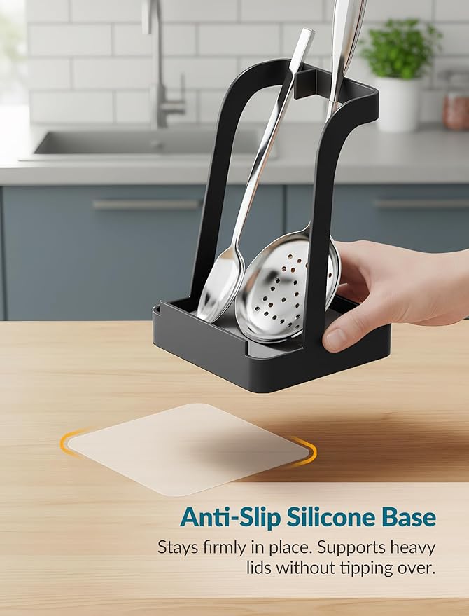 NiHome Upgraded Pot Lid and Spoon Rest - Image 3