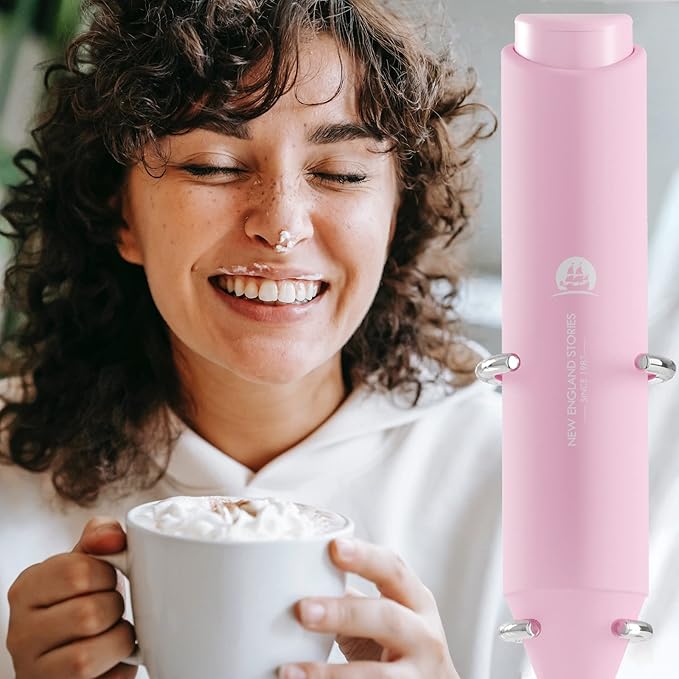 Powerful Milk Frother Handheld Foam Maker, Mini Whisk Drink Mixer - Image 6
