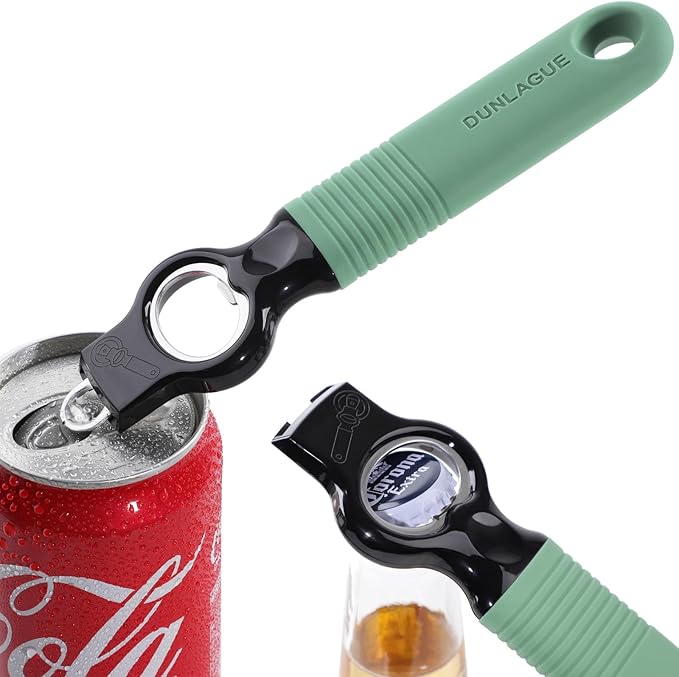 2-Pack Magnetic Beer Bottle Opener & Soda Can Opener, 2-in-1 Bottle Opener and by DUNLAGUE