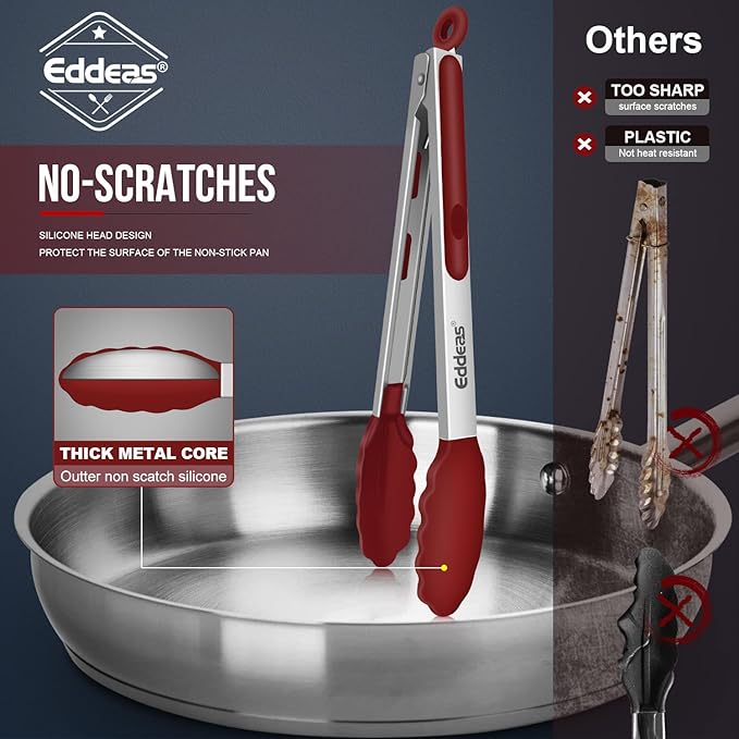 EDDEAS Tongs For Cooking - Image 3