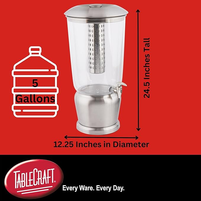 TableCraft 85 Large 5 Gallon Drink Dispenser - Image 4