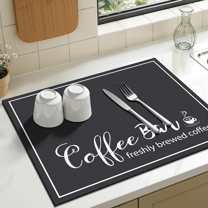 Findosom Dish Drying Mat, Cuttable Drying Mat - Image 8