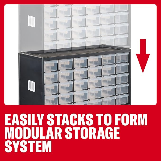 CRAFTSMAN Storage Organizer, 30 Small Drawer Modular Storage System, Easily - Image 5